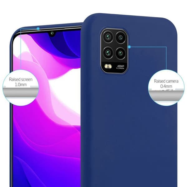 Skyddsfodral för Xiaomi Mi 10 LITE CANDY MÖRKBLEU Stötskydd Silikon Blå