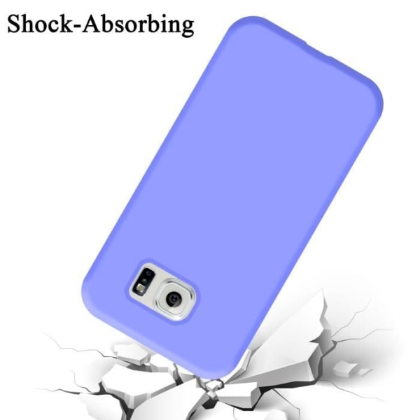 Coque - CADORABO - Samsung Galaxy S6 - Silikon TPU - Ljus lila - Stötskydd Ljuslila