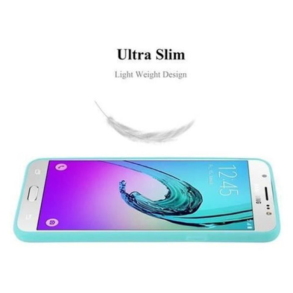 Samsung Galaxy J5 2016 (6) Fodral CANDY BLUE Cadorabo DESIGN CANDY Cover TPU Silikonskydd Fodral Skal Ultra Slim Bumper