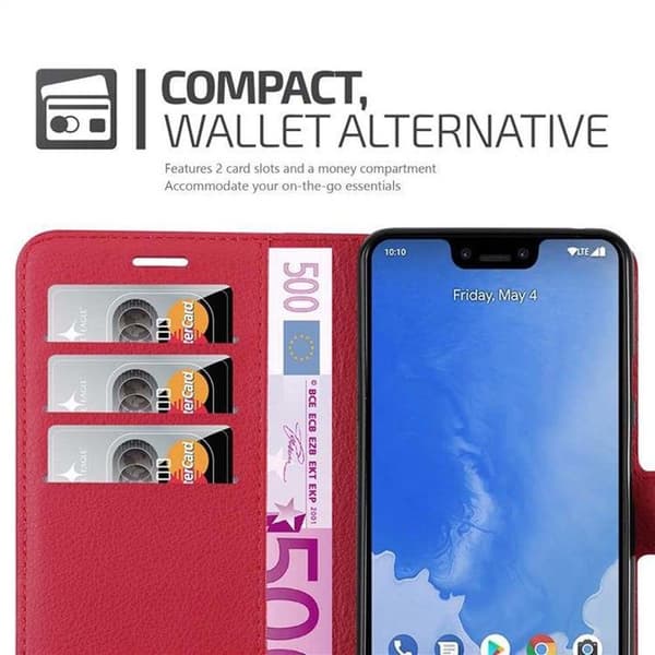 Fodral för Google PIXEL 3 i KIRSCHRÖD Röd