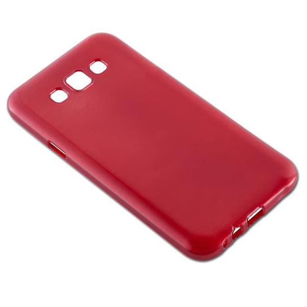 Skyddande stötsäker skal för Samsung Galaxy E7 RÖD Röd
