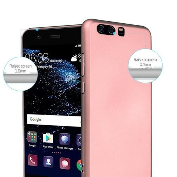 Coque - CADORABO - Huawei P10 - Skydd 360° - Tunn design - Matt orange Orange