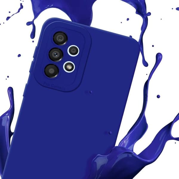 Skyddsfodral för Samsung Galaxy A52 (4G / 5G) / A52s i FLUID BLÅ Stötsäker Blå