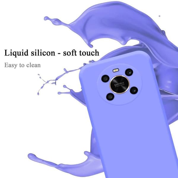 Skyddsskal för Honor MAGIC 4 LITE Stötskydd i LIQUID LIGHT PURPLE Violett