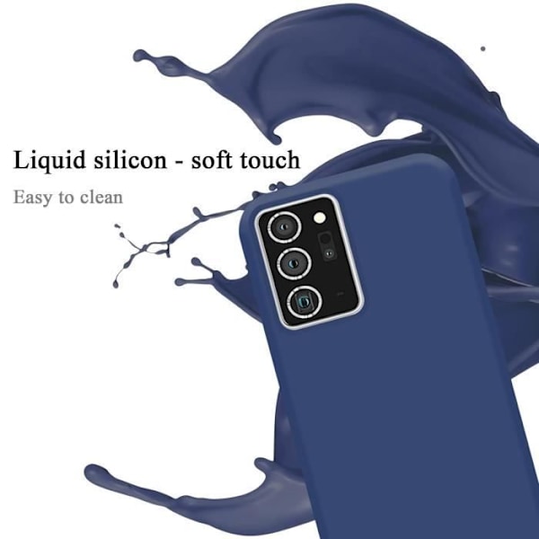 Coque - CADORABO - Samsung Galaxy NOTE 20 PLUS - Silikon TPU - Stötskydd - Tunn och lätt design Blå