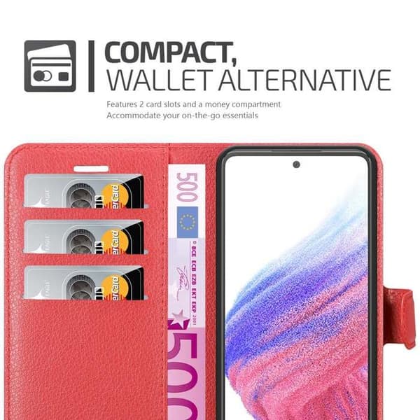 Etui för Samsung Galaxy A53 5G i KIRSCHRÖD Röd