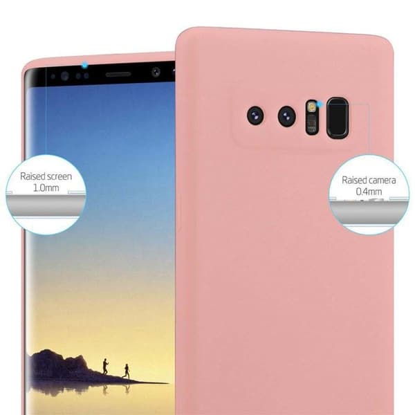Skyddsfodral för Samsung Galaxy NOTE 8 CANDY ROSE VIF Stötsäker Silikon Ros