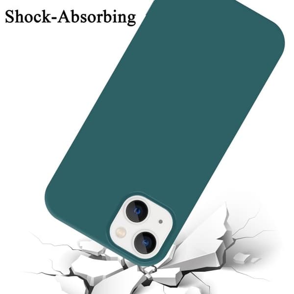 Skal för iPhone 14 PLUS Stötabsorberande i LIQUID GREEN Grön