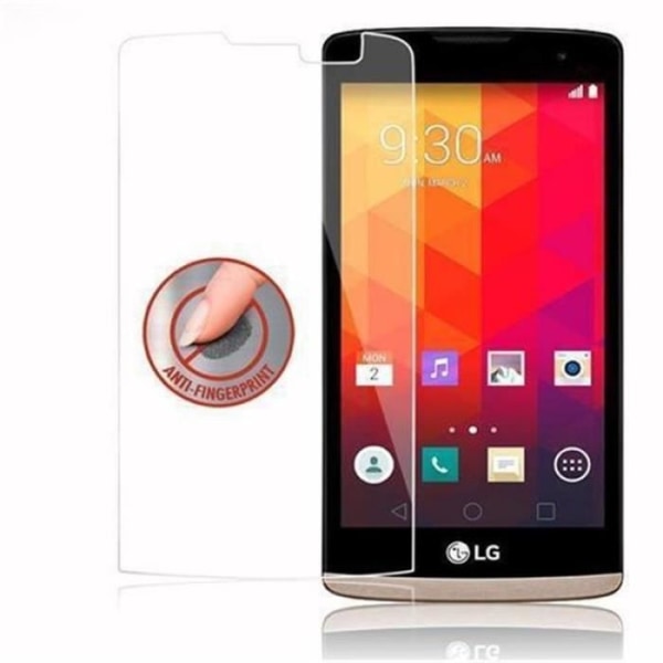 Cadorabo härdat glas LG LEON skärmskydd härdat skydd för display TRANSPARENT Transparent