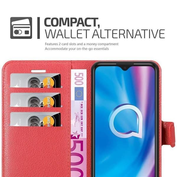 Fodral för Alcatel 1S 2020 i KIRSCHRÖD Röd