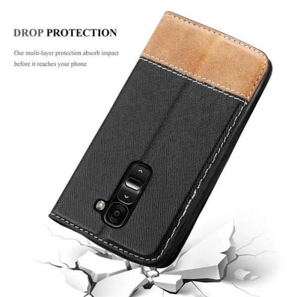 Cadorabo fodral till LG G2 MINI - i brunt - Reserve X - Plånbok