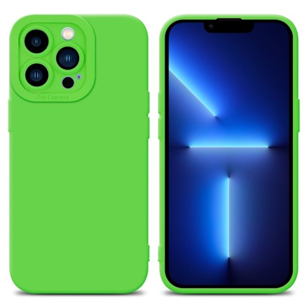 Coque för Apple iPhone 12 PRO MAX i FLUID GRÖN Hölster Etui Case Cover i silikon TPU flexibel skydd Grön
