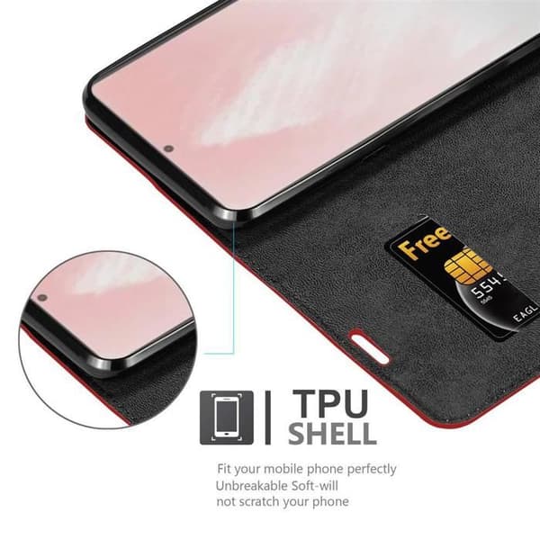 Fodral för Samsung Galaxy NOTE 20 PLUS Skal i ÄPPLE RÖD Röd