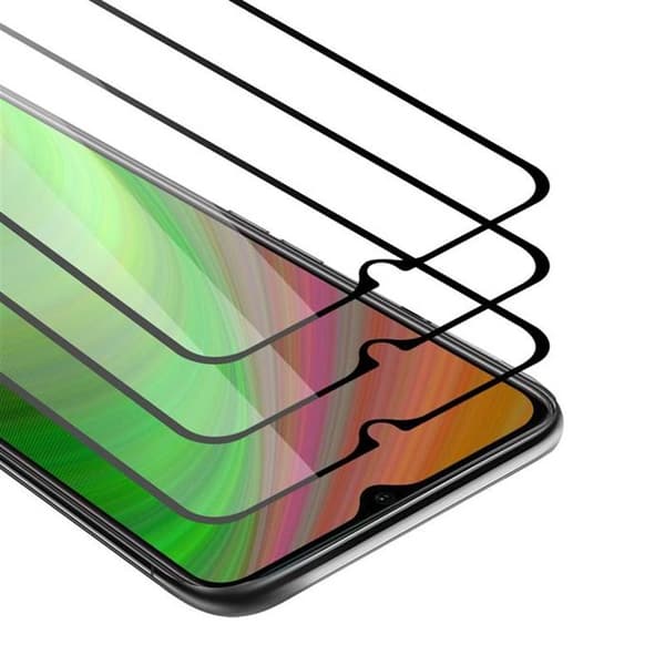 3x Härdat Glas för Oppo A12 Skärmskydd Vit