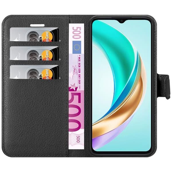 Etui för Honor X6b i JET BLACK Svart