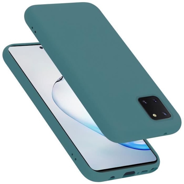 Cadorabo Fodral för Samsung Galaxy A81 / NOTE 10 LITE / M60s i LIQUID LIGHT GREEN Cover Protection Flexibelt TPU silikonskydd LJUSGRÖN VÄTSKA