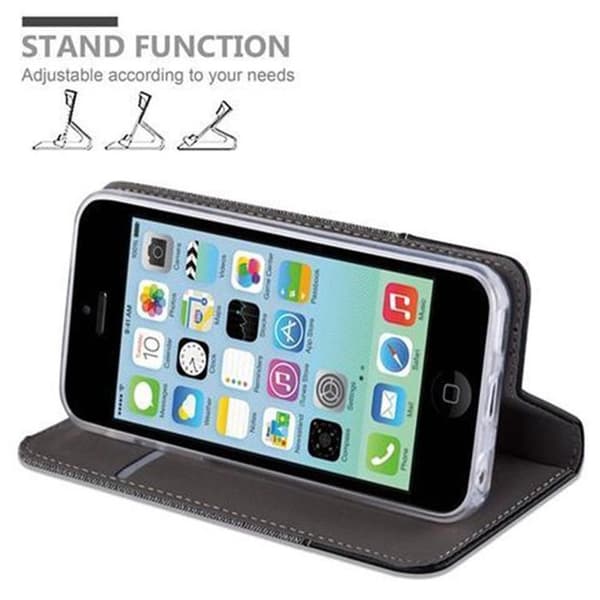 iPhone 5C-fodral i GRÅSVART Stötskyddande etui Grå