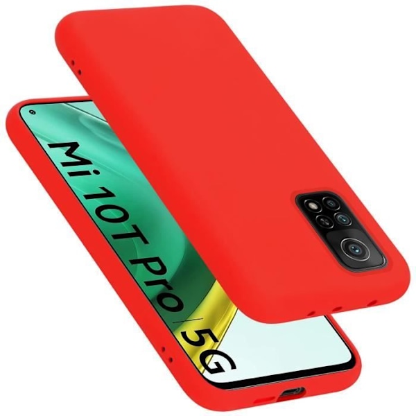 Coque - CADORABO - Mi 10T / Mi 10T PRO - Silikon TPU - Röd - Lätt skydd Röd