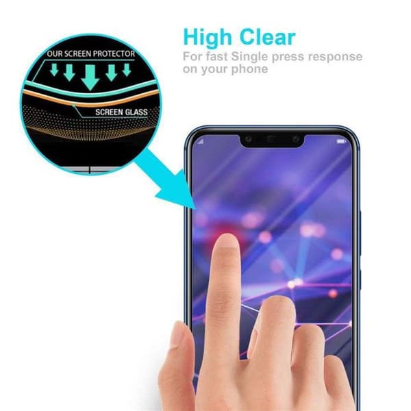 Härdat skärmskydd för Huawei MATE 20 LITE Vit