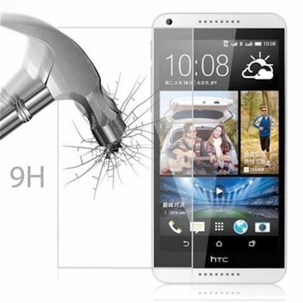 Cadorabo härdat glas HTC Desire 816 skärmskydd Härdat skydd för display TRANSPARENT Transparent