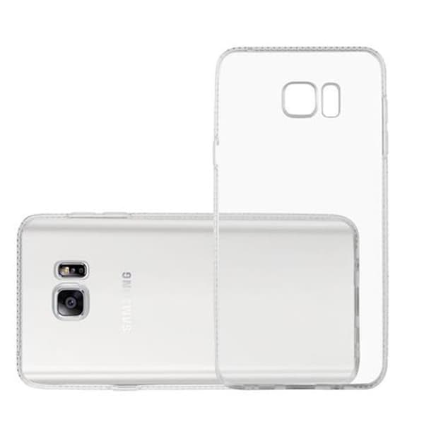 Skal för Samsung Galaxy NOTE 5 i TRANSPARENT-VIT Skydd med Strassdesign Vit