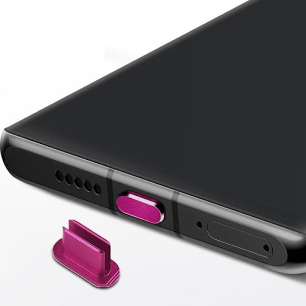 Skyddslock - CADORABO - USB C - Hot Pink - Dammtät - Kompakt design