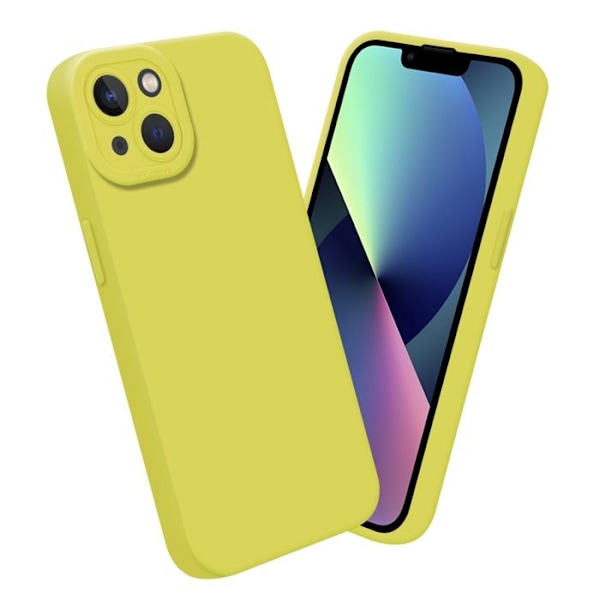 Fodral för Apple iPhone 14 PLUS i FLUID YELLOW Fodral Skal i flexibelt TPU silikonskydd Gul