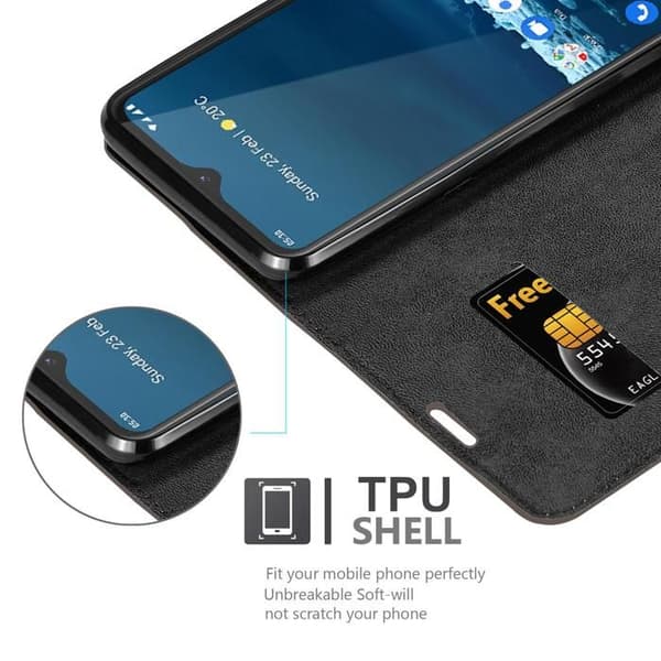 Fodral för Nokia 5.3 Skal i KAFFEBRUN brun