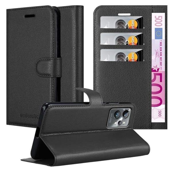 Etui för Realme GT 2 PRO i JET BLACK Svart