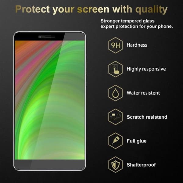 Helt härdat skärmskydd för Honor NOTE 8 Vit