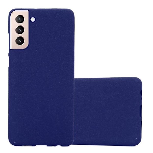 Skal till Samsung Galaxy S21 PLUS Fodral i FROST DARK BLUE Fodral Fodral Skyddande Silikon TPU Fodral Frost mörkblå