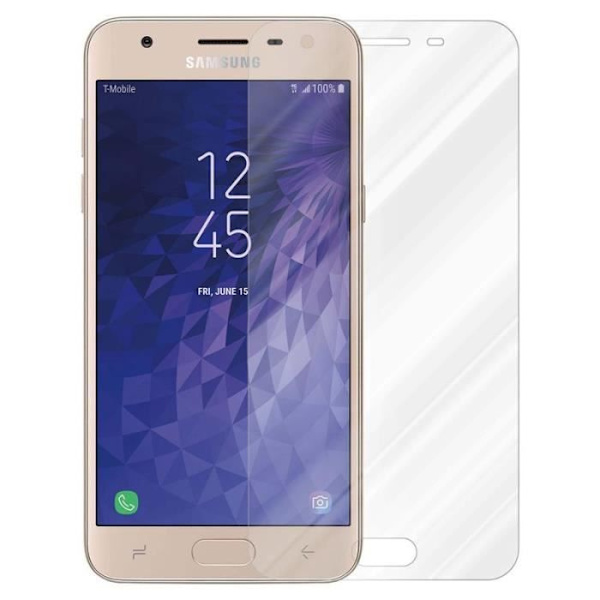 Cadorabo härdat glas för Samsung Galaxy J3 2018 Vit skyddsfilm Samsung Galaxy J3 2018 Vit