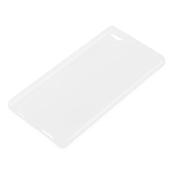 Transparent stötsäker silikonfodral för ZTE Nubia Z9 MAX Vit