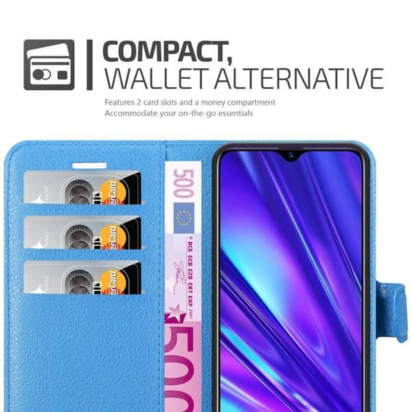 Fodral för Realme 5 / 5i / 6i / C3 i PASTELL BLÅ Blå