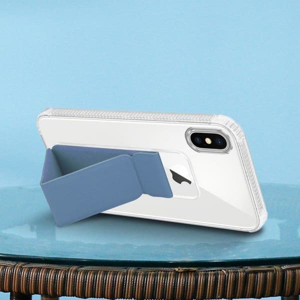 Skal för iPhone XS MAX LJUST BLÅ med stöd och ställfunktion Blå