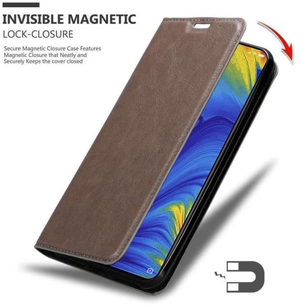 Fodral för Xiaomi Mi MIX 3 i MÖRK BRUN brun