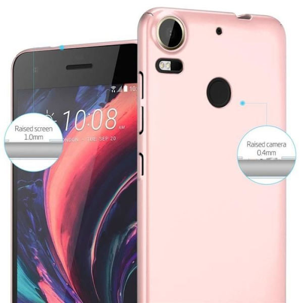 Cadorabo Fodral till HTC Desire 10 PRO i METALLIC ROSE GULD
