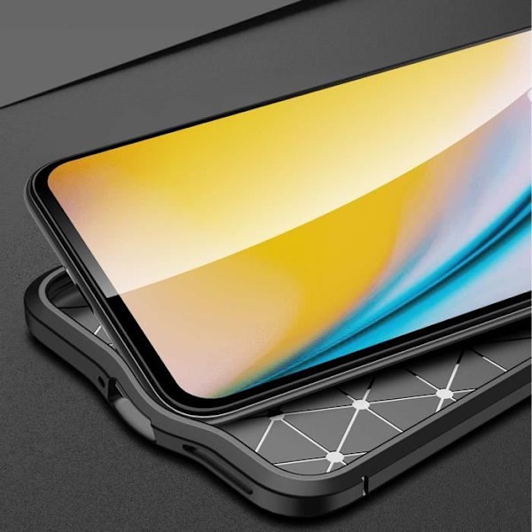 Coque för OnePlus Nord 2 - CADORABO - Djupsvart - TPU-silikon - Lätt skydd - Design i konstläder Djup svart