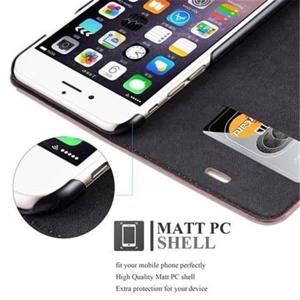 Etui för iPhone 6 PLUS / 6S PLUS Skal i MARRONE CAPPUCINO brun