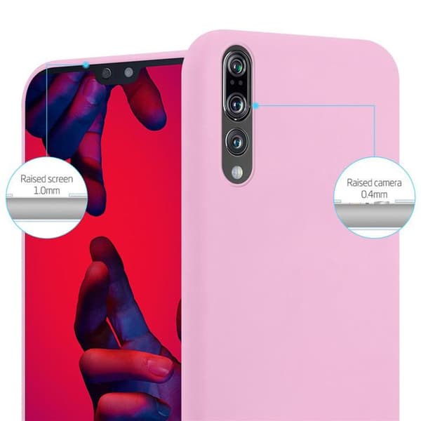Skyddsfodral för Huawei P20 PRO / P20 PLUS CANDY ROSE VIF Stötskydd Silikon Ros
