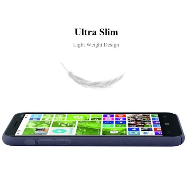Coque - CADORABO - Nokia Lumia 930 - Hård skydd - Matt design - Blå färg Blå
