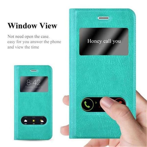 Flipfodral för iPhone 7 PLUS / 7S PLUS / 8 PLUS Fodral i TURKOS MINT Skydd Blå