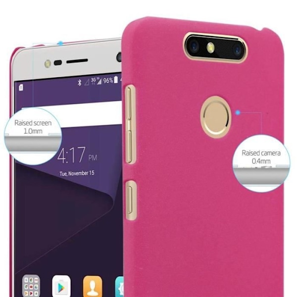 Coque - CADORABO - ZTE Blade V8 MINI - Hård Skydd - Matt Design - Färg Rosa Rosa