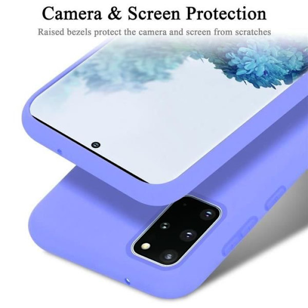 Cadorabo skal till Samsung Galaxy S20 Plus - i lila - Flexibel TPU silikon Lila