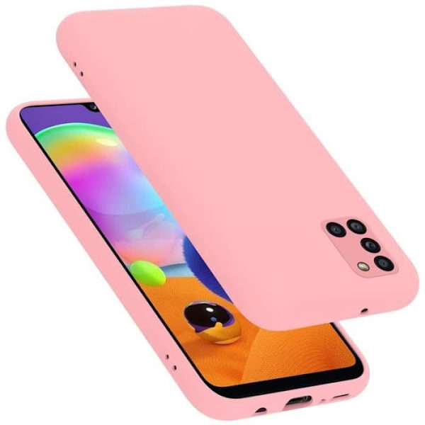 Coque - CADORABO - Samsung Galaxy A31 - Silikon TPU - Skydd 360° - Halkfri Rosa