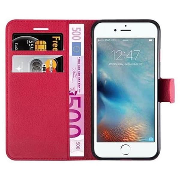 Etui för iPhone 7 / 7S / 8 / SE 2020 i KIRSCHRÖD Röd
