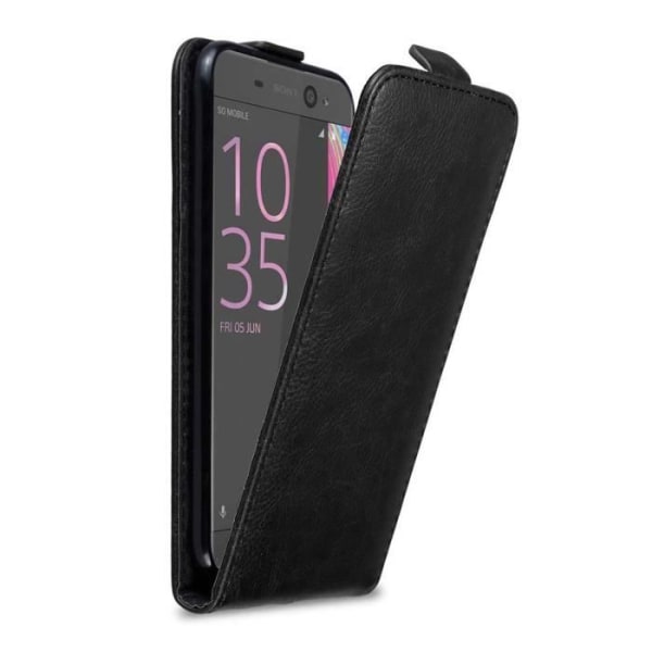 Fodral för Sony Xperia XA ULTRA - CADORABO - Natt svart - Syntetläder - Magnetisk stängning - Flip-skydd NATTSVART