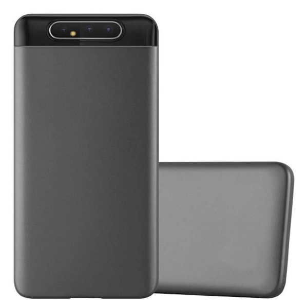 Coque - CADORABO - Samsung Galaxy A80/A90 4G - Silikon TPU - Stötskydd - Matt Tunn Design Grå