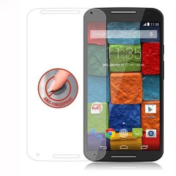 Cadorabo härdat glas Motorola MOTO X2 skärmskydd härdat skydd för display HÖG TRANSPARENS