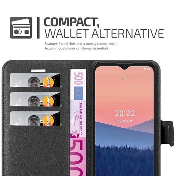 Etui för Nokia C21 i JETSVART Svart